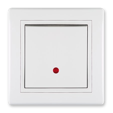 628.00 Sklopka ukrsna PRESTIGE sa indikacijom 10A 250V~, bela b