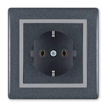 630.212 Priključnica dvopolna PRESTIGE sa plastičnim telom, 212