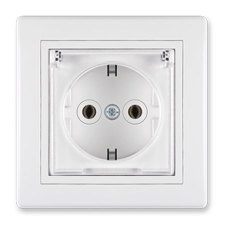 633.000 Priklj. dvopolna PRESTIGE sa plast. telom i poklopcem, bela