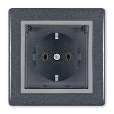 633.212 Priklj. dvopolna PRESTIGE sa plast. telom i poklopcem, 212