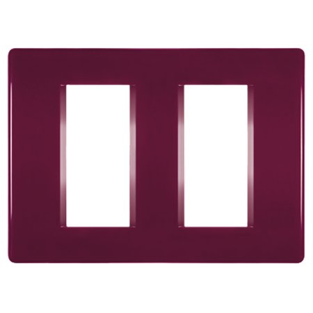 65023.3 Maska dvostruka MODE 1M+1M/3M za prirubnicu 3M, bordo