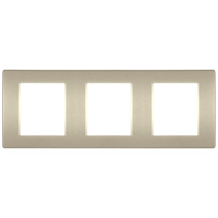 65031.G Maska višestruka MODE 3x2M horizontalna, metalik zlatna