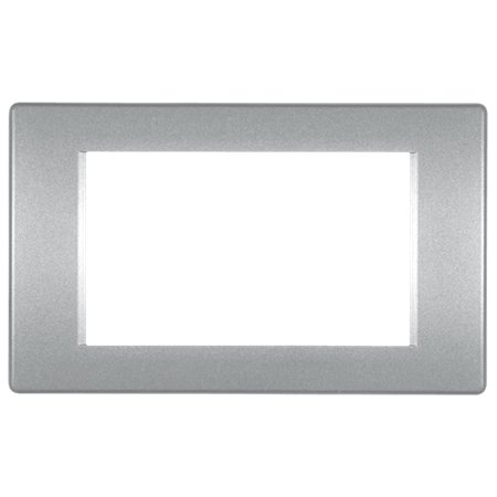 6504.S Maska četvorostruka MODE 4M, metalik srebrna