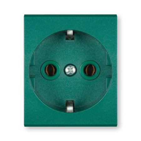 651.12 Priključnica dvopolna MODE 2M, zeleni blok