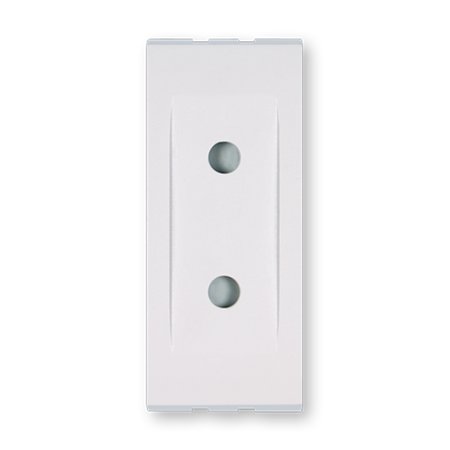 652.0 Priključnica dvopolna MODE italijanska 10A 1M, beli blok