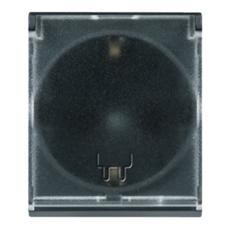 653.AT Priključnica dvopolna MODE sa poklopcem 2M, antracit blok/ tran