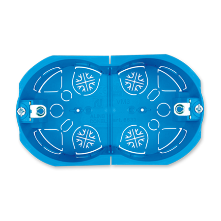 6533 Kutija montažna trostruka za šuplji zid