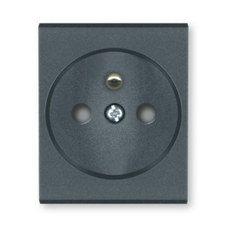 6540.A Prikljucnica dvopolna MODE NF stand. sa zašt. kont., antracit