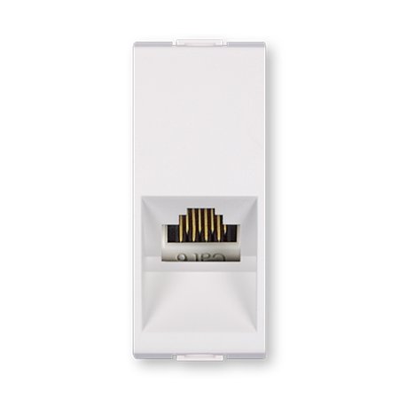 664.0 Priključnica komunikacijska MODE RJ45 Cat 5e UTP 1M, bel