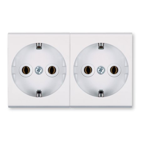 66512.0 Priključnice dvopolne MODE 2M+2M premoštene, beli blok