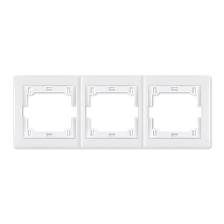 6703.0 Maska trostruka PRESTIGE - horizontalna, bela