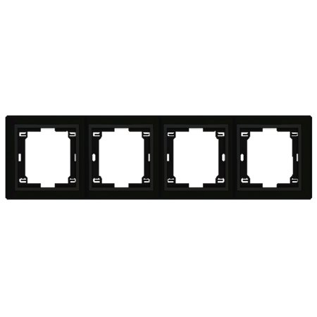 6704.E1E1 Maska četvorostruka sa međuramom PRESTIGE - horiz., c. soft