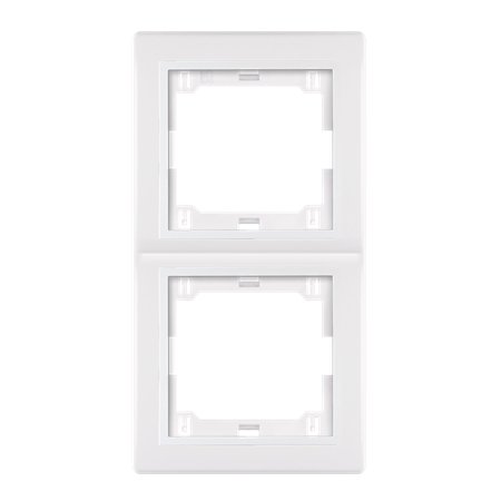 6711.00 Maska dvostruka sa međuramom PRESTIGE - vertikalna, bela