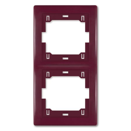 6711.3 Maska dvostruka PRESTIGE - vertikalna, bordo