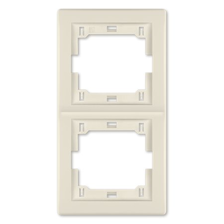 6711.9 Maska dvostruka PRESTIGE - vertikalna, krem