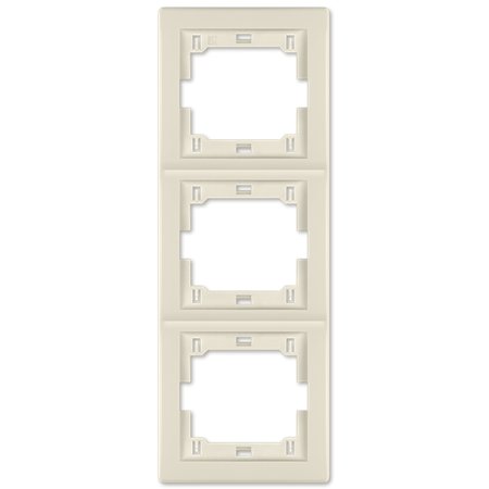 6713.9 Maska trostruka PRESTIGE - vertikalna, krem