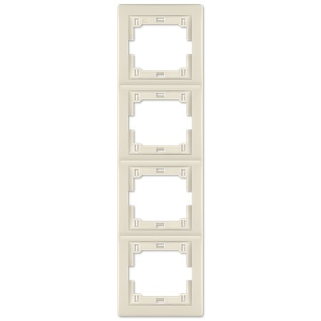 6714.9 Maska četvostruka PRESTIGE - vertikalna, krem