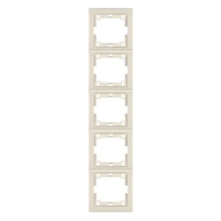 6715.9 Maska petostruka PRESTIGE - vertikalna, krem