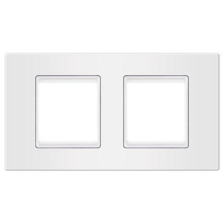 70122.00 Maska 2X2M horizontalna EXP BASIC, bela sa belim nosačem