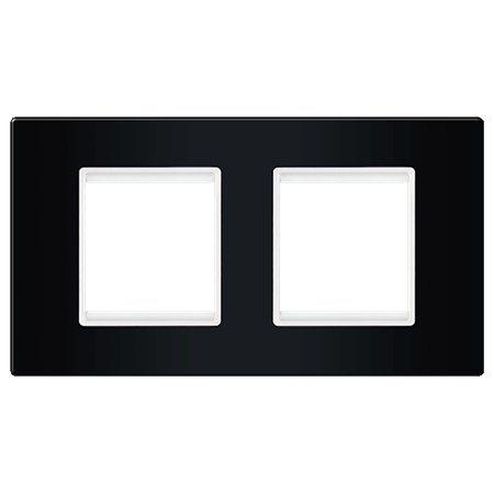 70122.E0 Maska 2X2M horizontalna EXP BASIC, crna sa belim nosačem