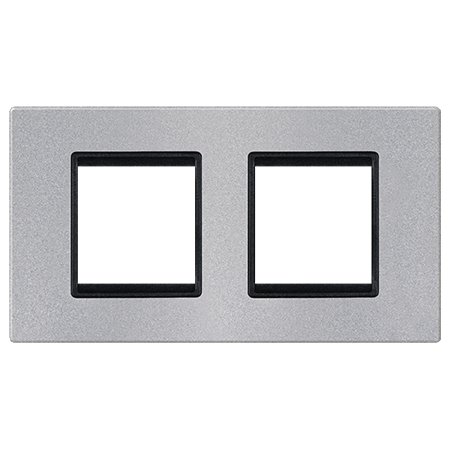 70122.SE Maska 2X2M horizontalna EXP BASIC, silver sa crnim nosačem