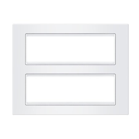 70127.00 Maska 2x7M vertikalna EXP BASIC, bela sa belim nosačem