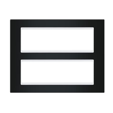 70127.E0 Maska 2x7M vertikalna EXP BASIC, crna sa belim nosačem