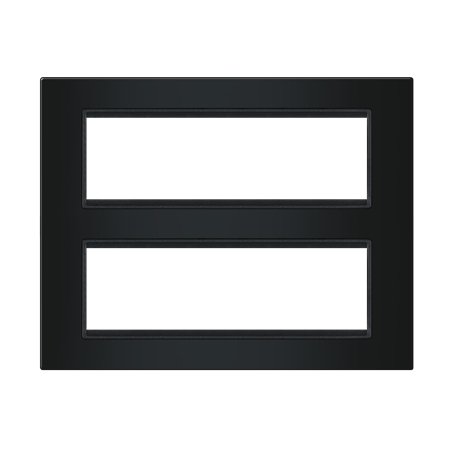 70127.EE Maska 2x7M vertikalna EXP BASIC, crna sa crnim nosačem