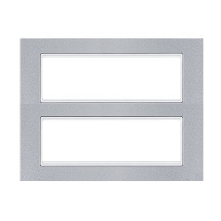 70127.S0 Maska 2x7M vertikalna EXP BASIC, silver sa belim nosačem