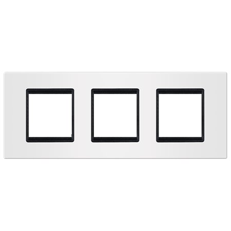 70132.0E Maska 3X2M horizontalna EXP BASIC, bela sa crnim nosačem