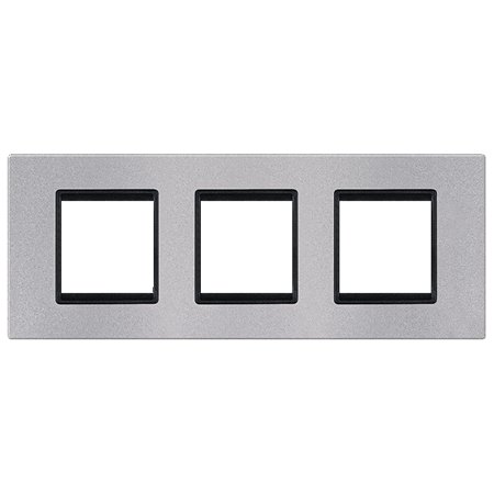 70132.SE Maska 3X2M horizontalna EXP BASIC, silver sa crnim nosačem