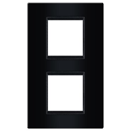 70142.EE Maska 2X2M vertikalna EXP BASIC, crna sa crnim nosačem