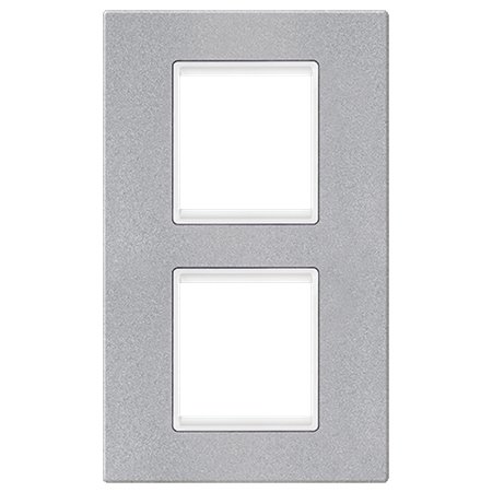 70142.S0 Maska 2X2M vertikalna EXP BASIC, silver sa belim nosačem
