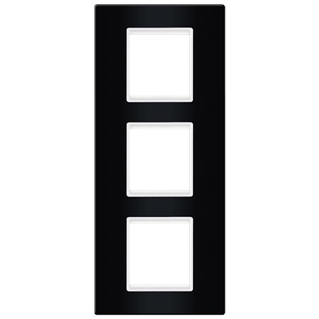 70162.E0 Maska 3X2M vertikalna EXP BASIC, crna sa belim nosačem