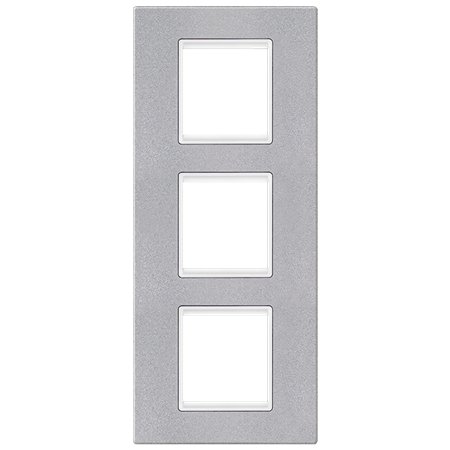 70162.S0 Maska 3X2M vertikalna EXP BASIC, silver sa belim nosačem