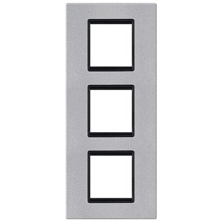 70162.SE Maska 3X2M vertikalna EXP BASIC, silver sa crnim nosačem