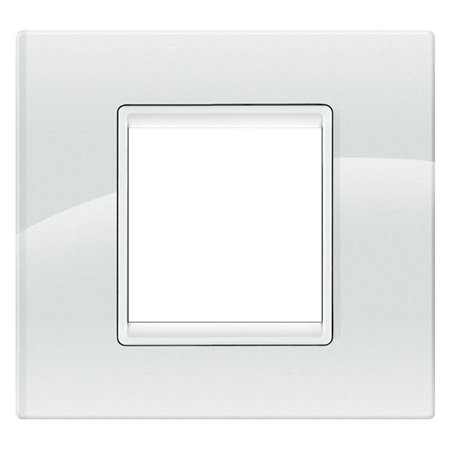 70602.00 Maska 2M EXP GLASS, kristal bela sa belim nosačem