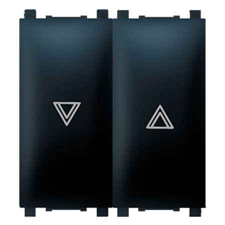 72114.E1 Taster sklopka za roletne 16A 250V~ EXP 2M, crna soft