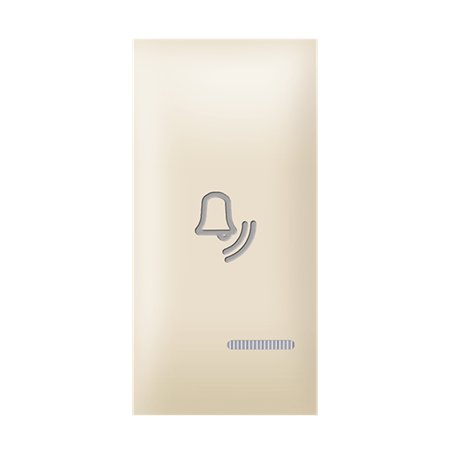 73203.9 Taster EXP 1M sa oznakom zvona i indikacijom, krem