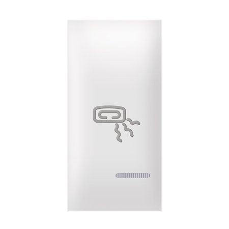 73205.0 Taster EXP 1M sa oznakom grejalice i indikacijom, beli