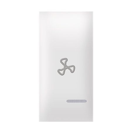 73206.0 Taster EXP 1M sa oznakom ventilatora i indikacijom, beli
