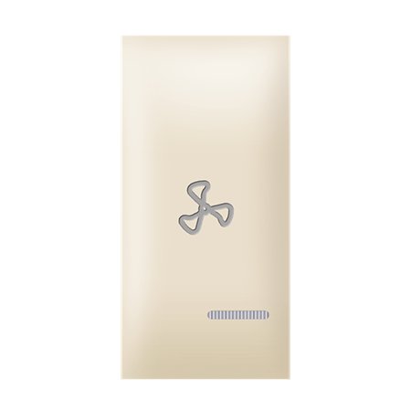 73206.9 Taster EXP 1M sa oznakom ventilatora i indikacijom, krem