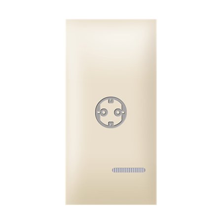73207.9 Taster EXP 1M sa oznakom priključnice i indikacijom, krem