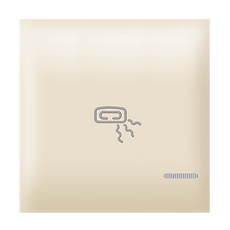 73405.9 Taster EXP 2M sa oznakom grejalice i indikacijom, krem