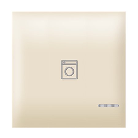 73408.9 Taster EXP 2M sa oznakom veš mašine i indikacijom, krem