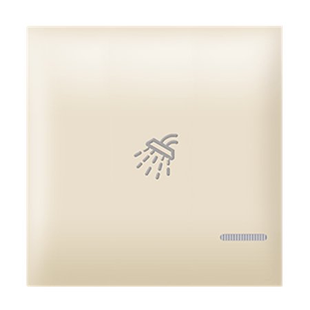 73409.9 Taster EXP 2M sa oznakom tuša i indikacijom, krem