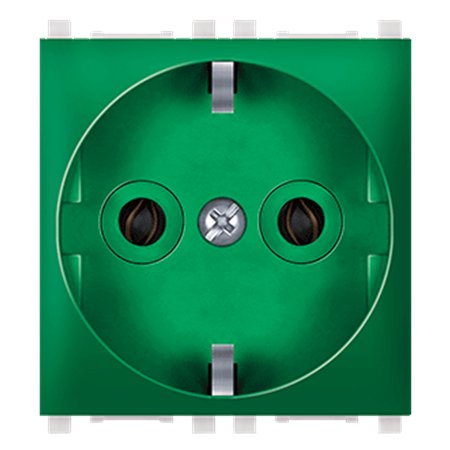 74101.12 Priključnica dvopolna EXP 2M, zelena