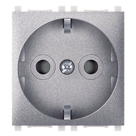 74102.S Priključnica dvopolna EXP sa zaštitom 2M,silver