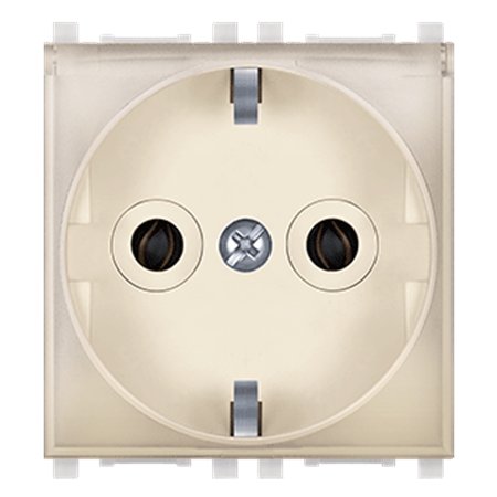 74103.9T Priključnica dvop. EXP sa poklopcem 2M, krem/ transp.