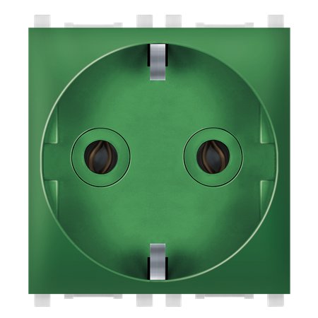 74151.12 Priključnica dvopolna EXP 2M, zelena